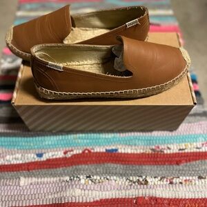 Soludos Tan Espadrille Slip-Ons